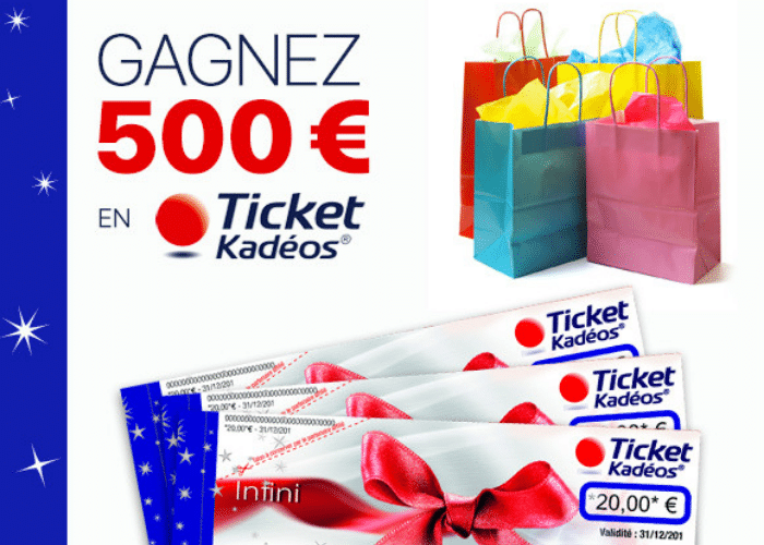 Jeu concours 10 tickets cadeaux offerts